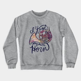 French Horn Humor Crewneck Sweatshirt